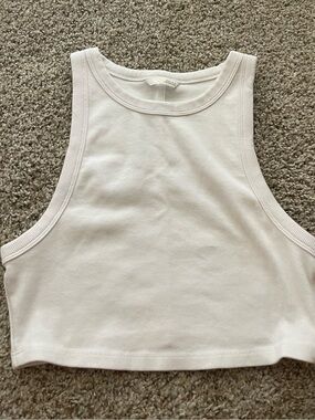 zara crop muscle tank top